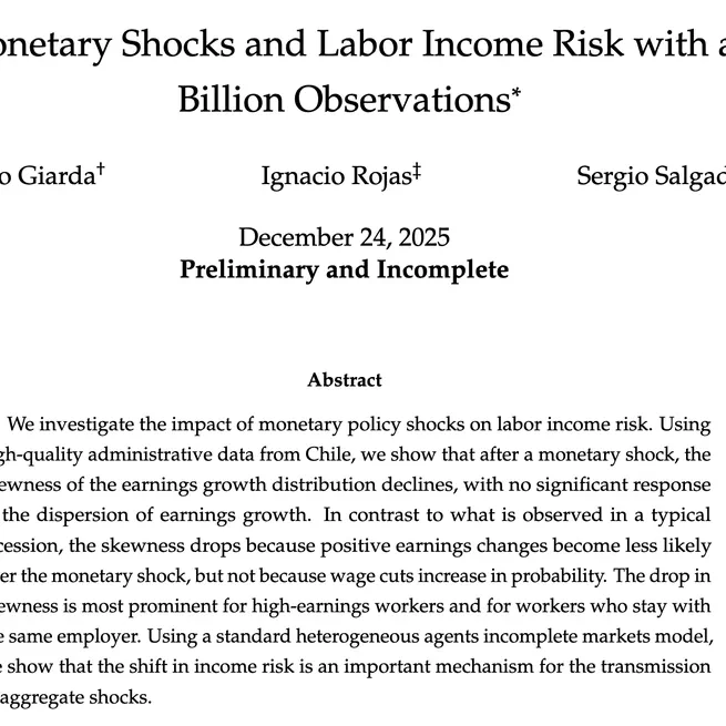 Monetary Shocks and Labor Income Risk with a Billion Observations