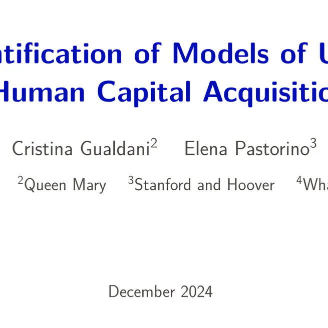 On the Identification of Models of Uncertainty, Learning, and Human Capital Acquisition with Sorting